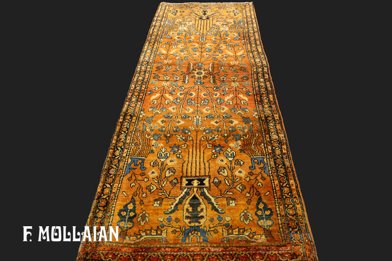 Antique Persian Saruk Farahan Rug (146x54 cm)